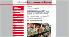 Desktop Screenshot of 2dehandskantoormeubelen.nl