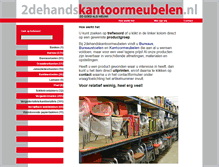 Tablet Screenshot of 2dehandskantoormeubelen.nl
